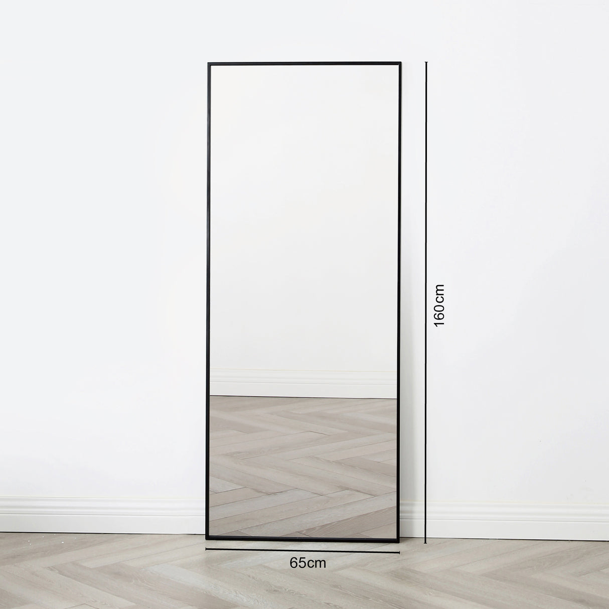 Anax - Full Length Mirror with Black Frame - 160x65cm