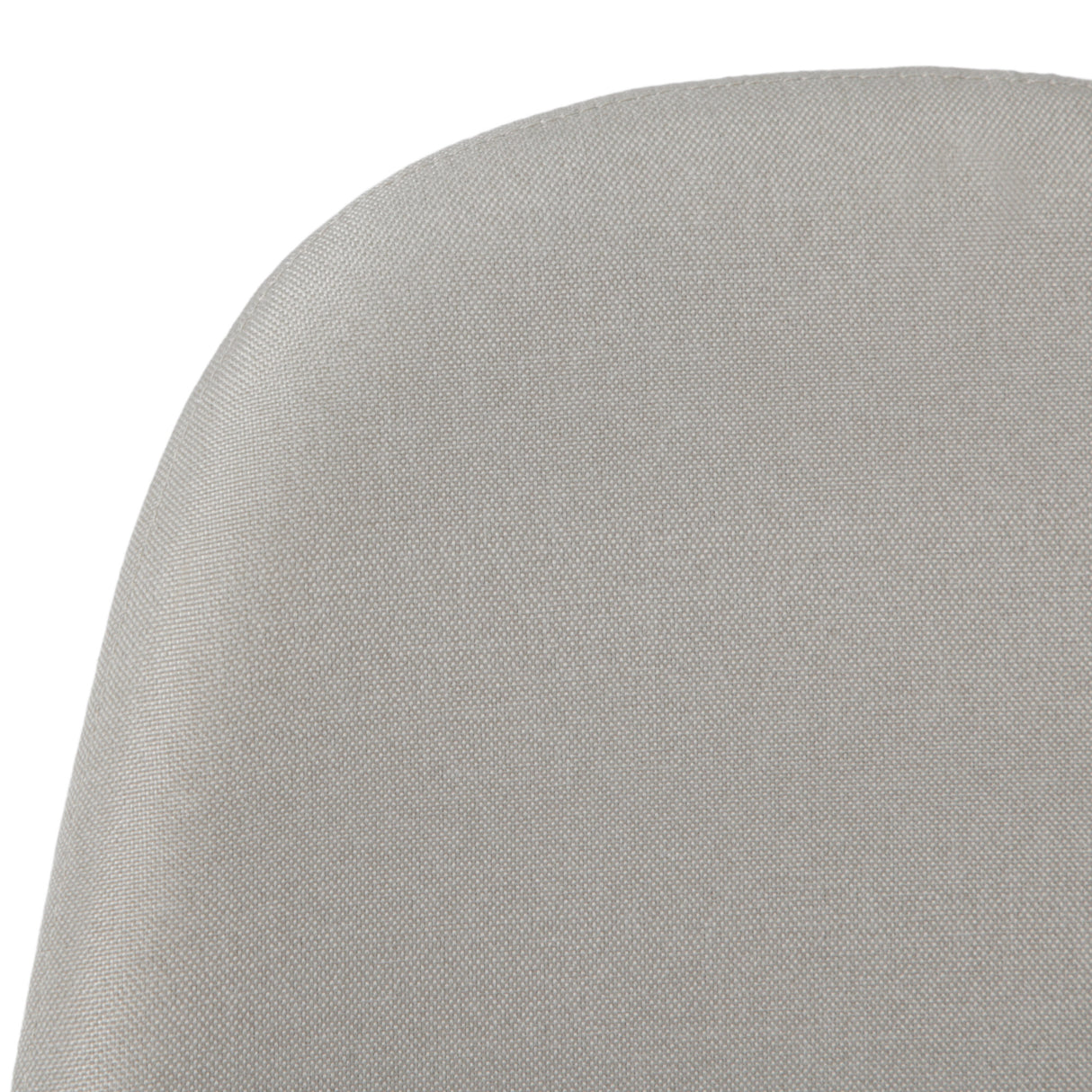 NYX Dining Set – 4-Seater Round Stone-Effect Table with Linen Chairs
