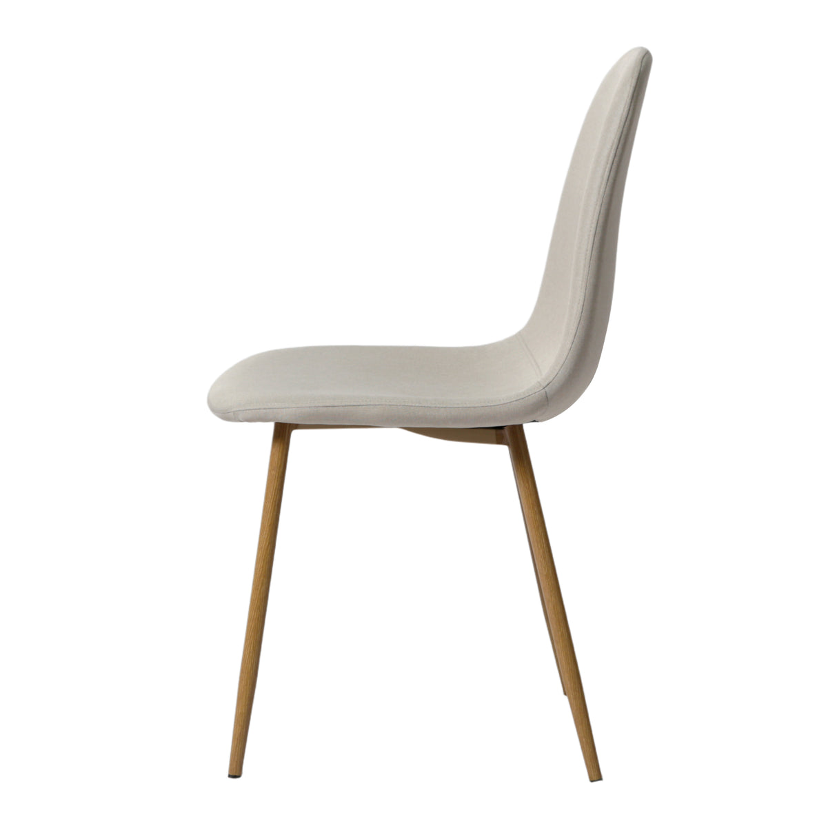 ASTERIA Dining Chairs Set of 2 – Upholstered Linen Fabric – Multiple Colours – Modern Dining Room Chairs