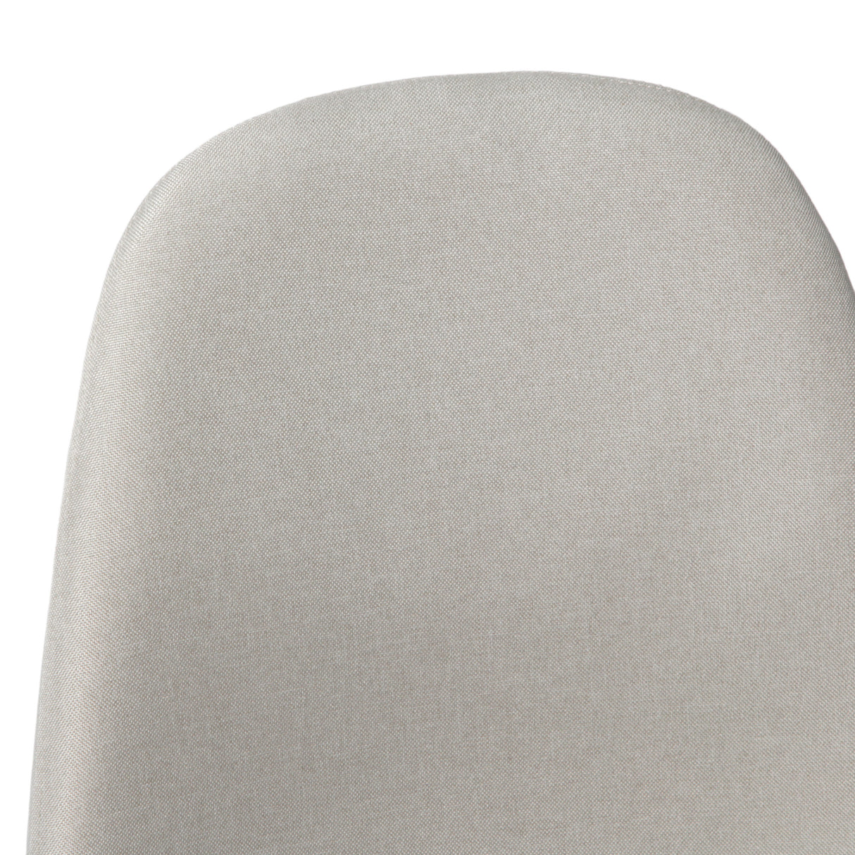 NYX Dining Set – Round Table in Wood Effect and x4 Linen Chairs