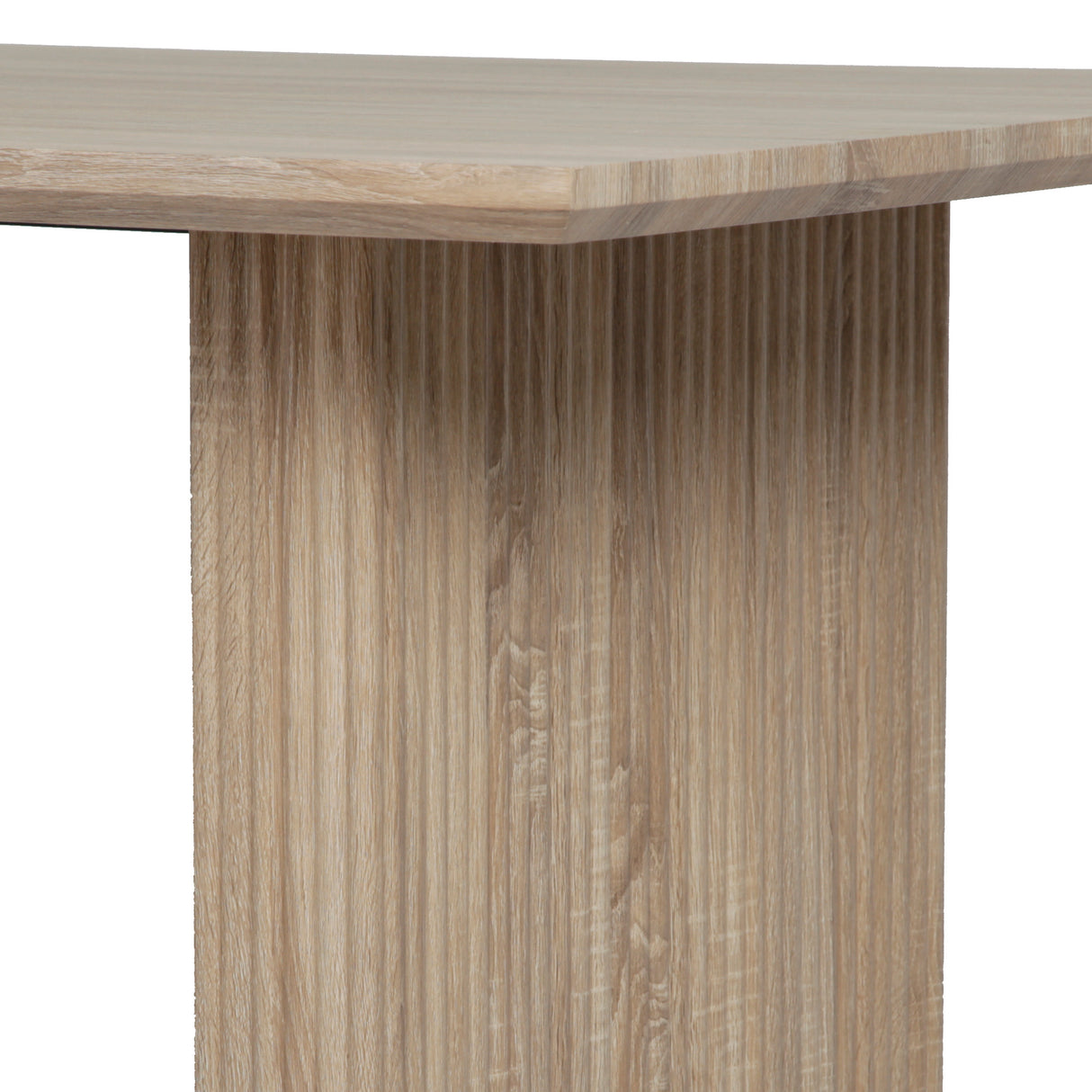 Brizo - Wood-Pale Oak Effect Rectangular Dining Table – 6 Seater (200 x 100 cm)