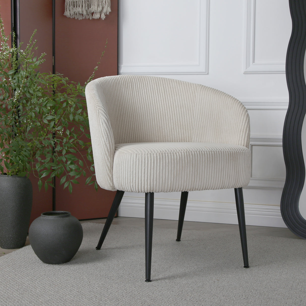 Comodo – Armchair in Teddy Fleece Fabric (Single Chair)