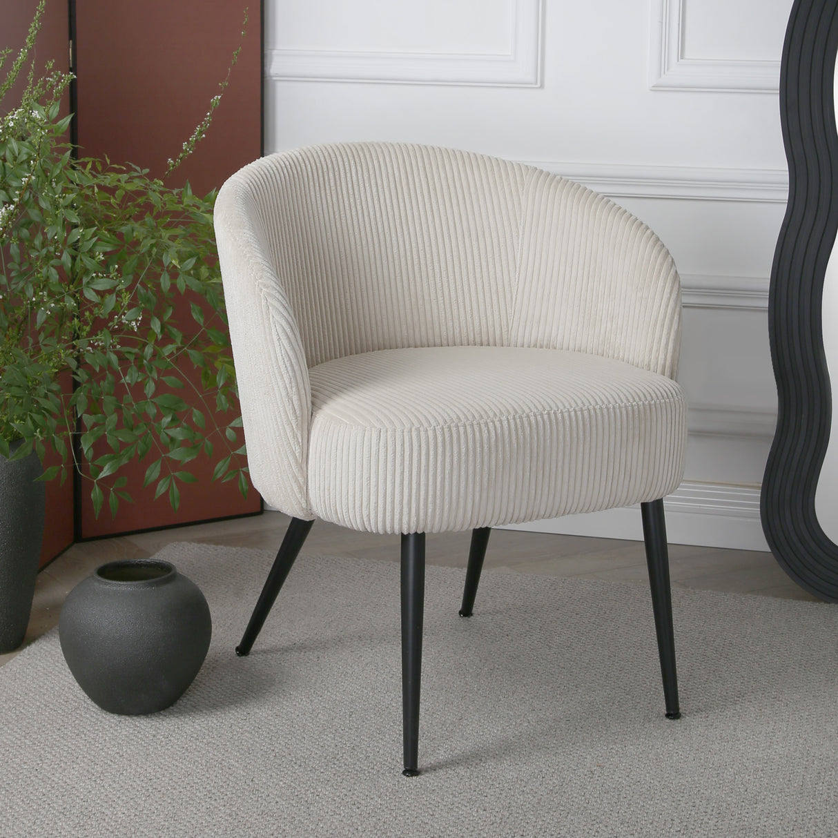 Comodo – Armchair in Teddy Fleece Fabric (Single Chair)