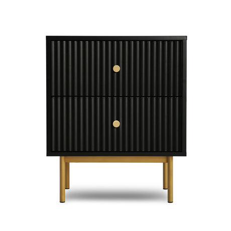 Devon - Bedside Table with 2 Drawers