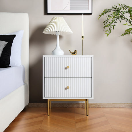 Devon - Bedside Table with 2 Drawers