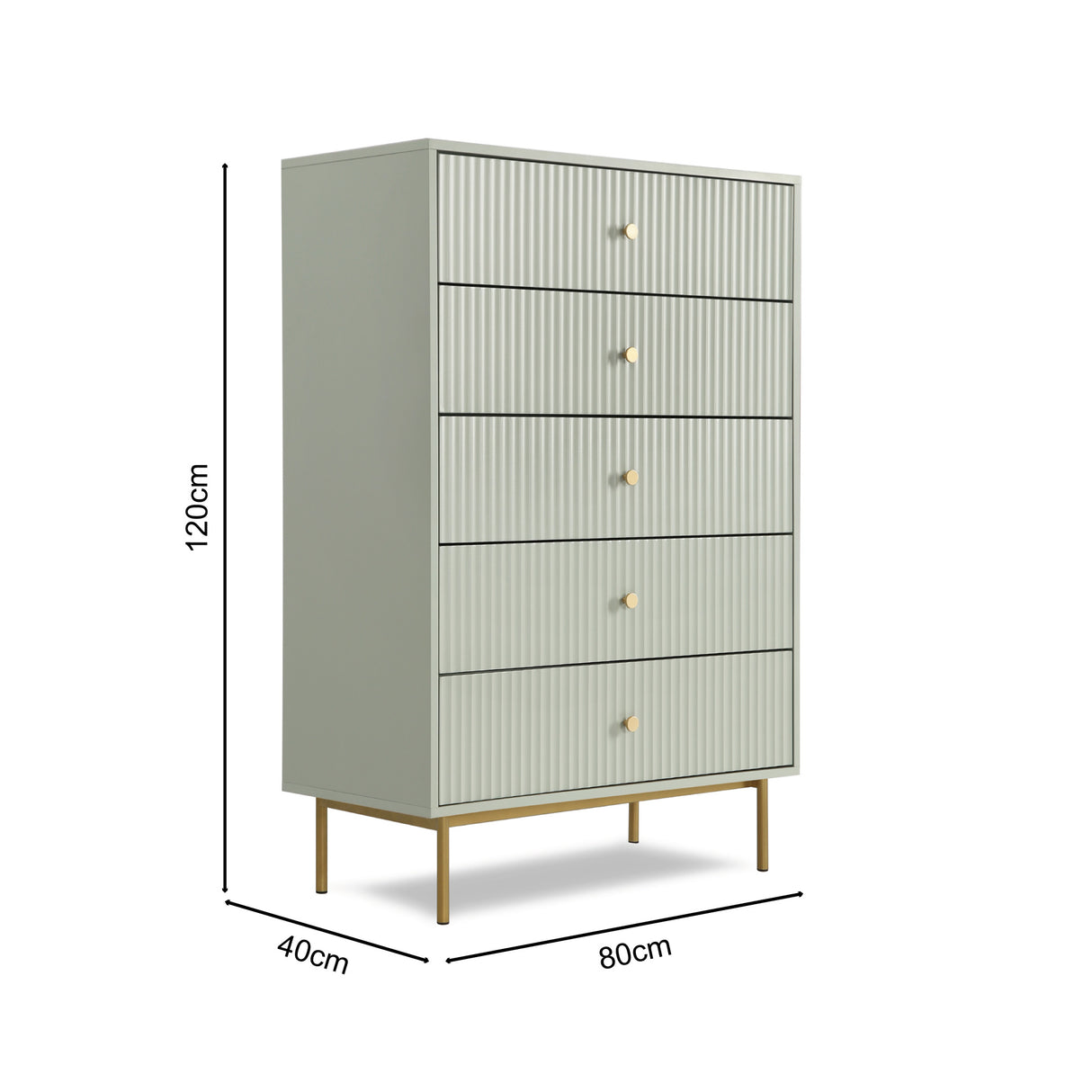 Devon - Large Chest of Drawers - 5 Drawers