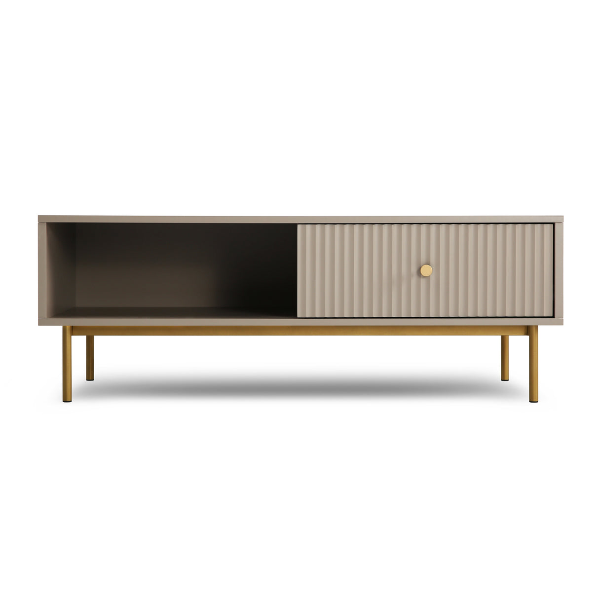 Devon – Rectangular Coffee Table with Drawers – White, Black, Grey, or Sage Green