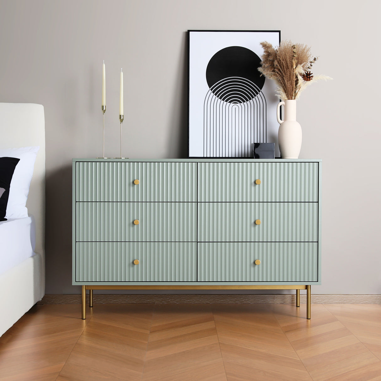 Devon - Wide Chest of Drawers - 6 Drawers