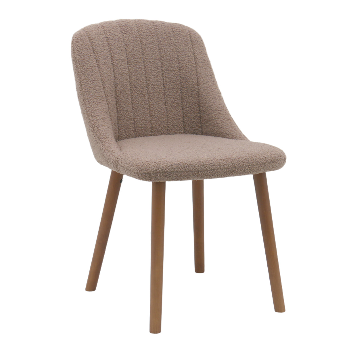 Emilia Dining Chairs Set of 2 – Boucle Upholstered Modern Dining Chairs
