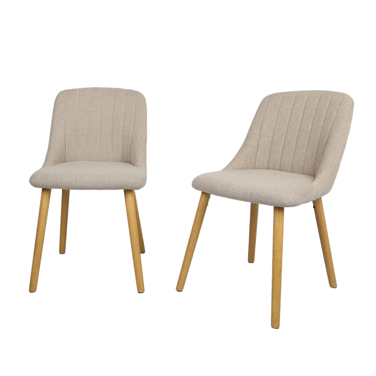 Emilia – Dining Chairs in Premium Textured Linen (Set of 2)