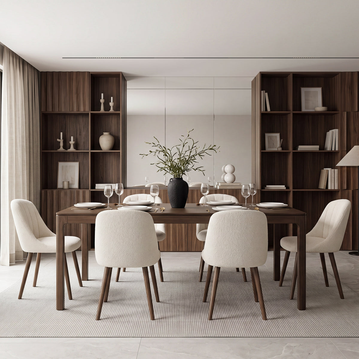 Lorenzo Oak Dining Table - 6 Seater