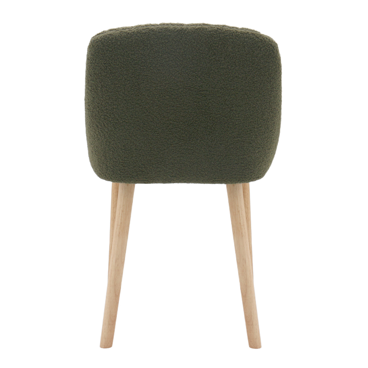 Emilia Dining Chairs Set of 2 – Boucle Upholstered Modern Dining Chairs