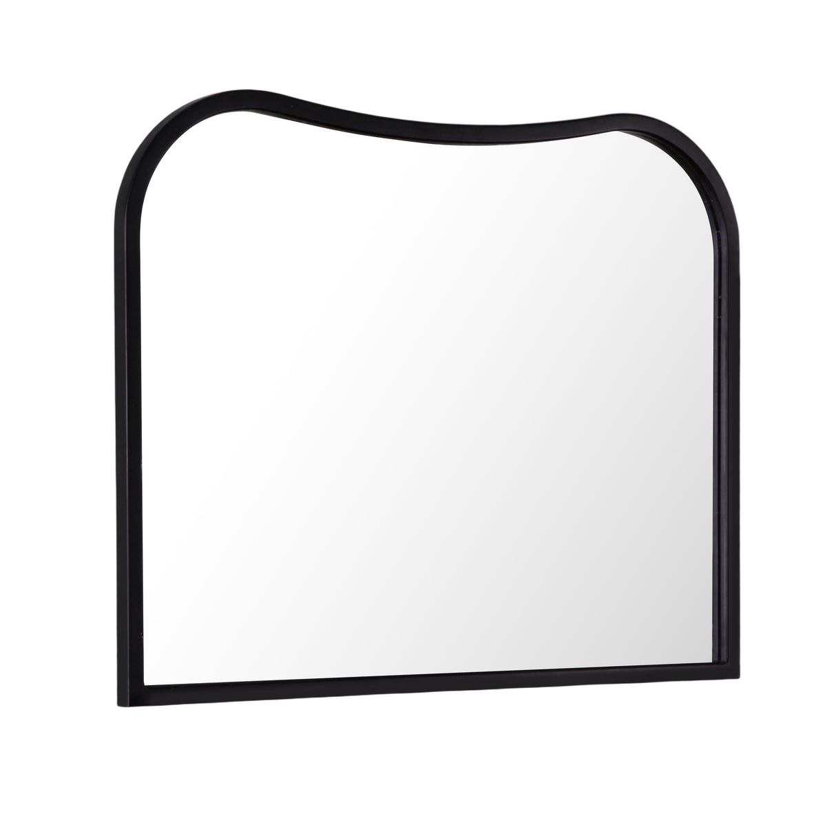Garda - Irregular Wall Mirror - Black - 80x65cm