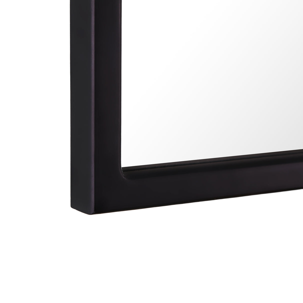 Garda - Irregular Wall Mirror - Black - 80x65cm