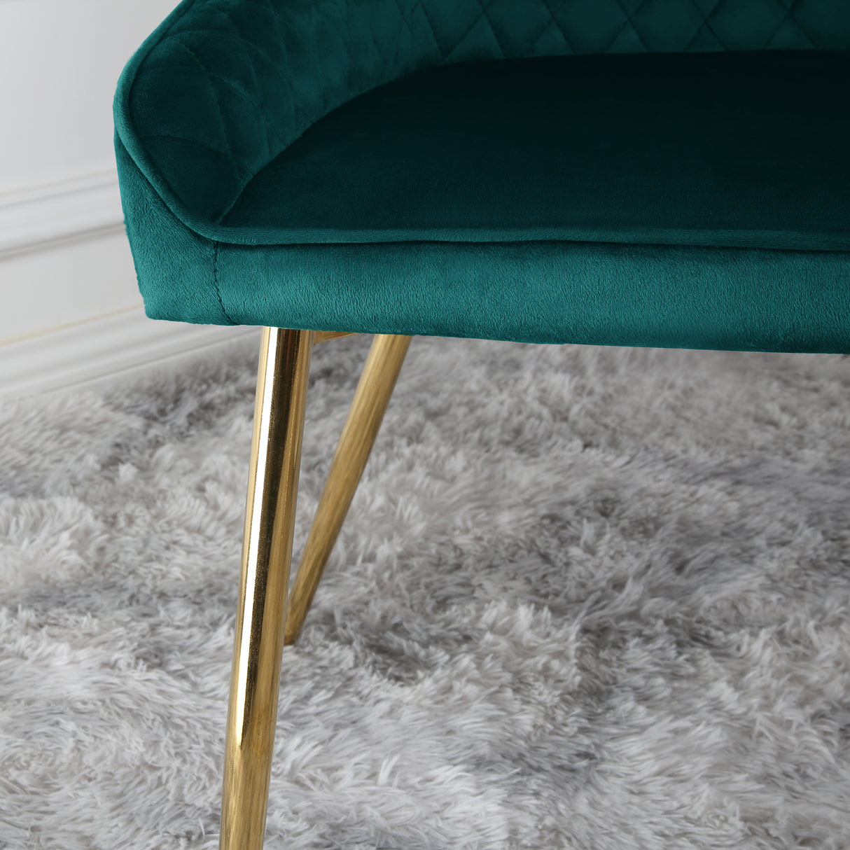 Hamilton Dining Set - Marble table and Velvet Chairs