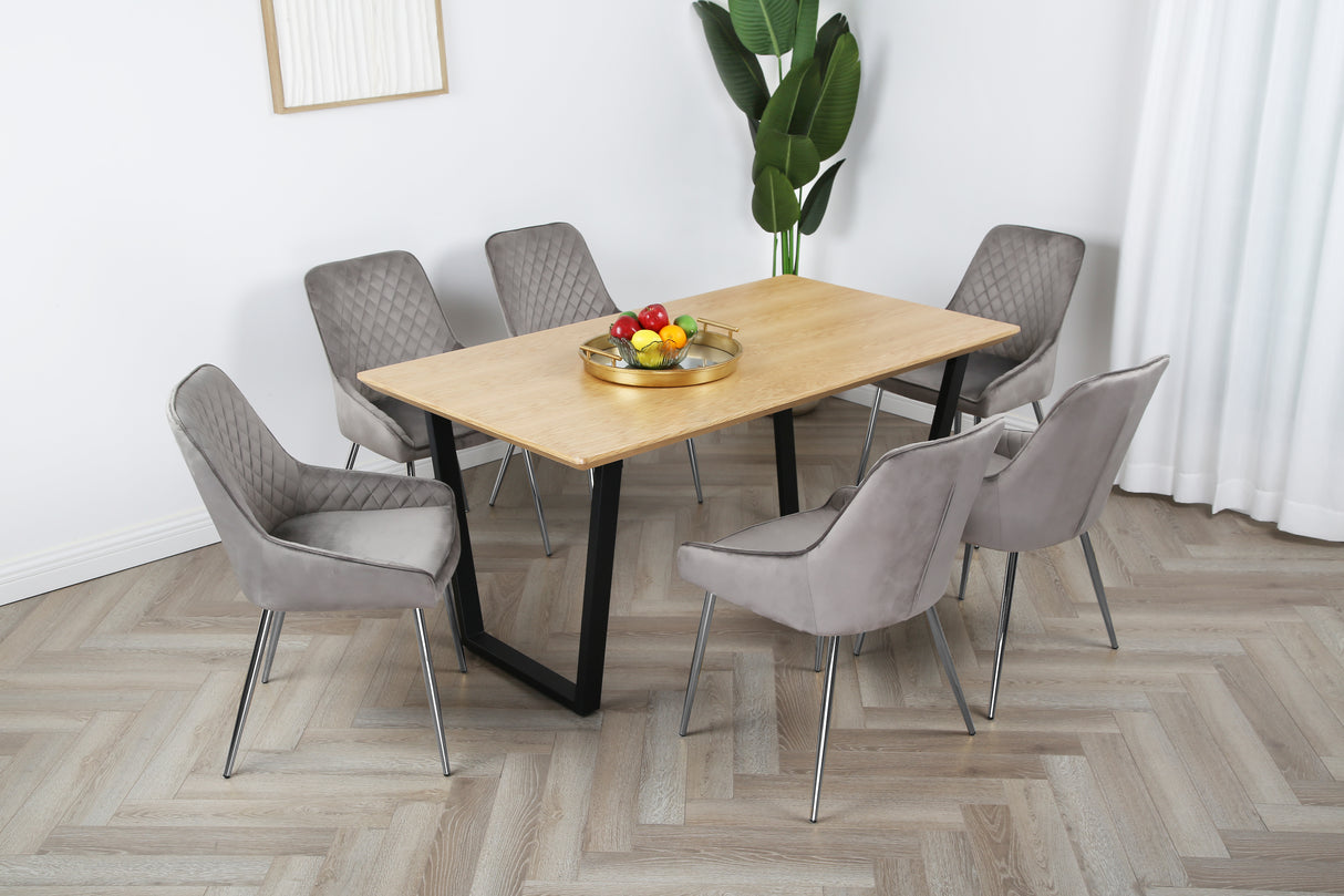 Hamilton Dining Set - Oak Table