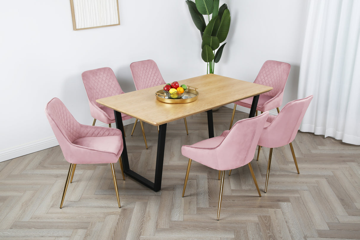 Hamilton Dining Set - Oak Table