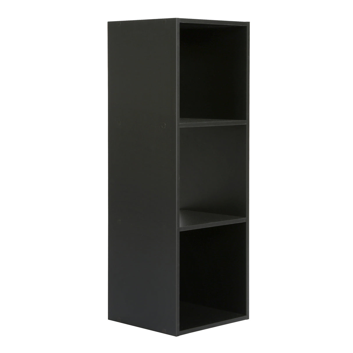 Jane - 3x1 Bookcase - Cube storage boxes (Black or Oak)