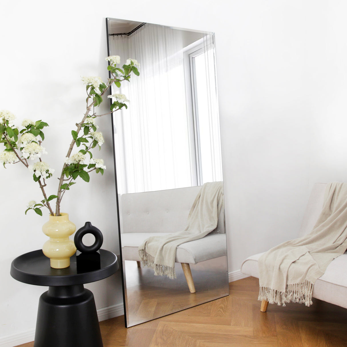 Lugano - Frameless Full Length Rectangular Mirror – 170x80cm