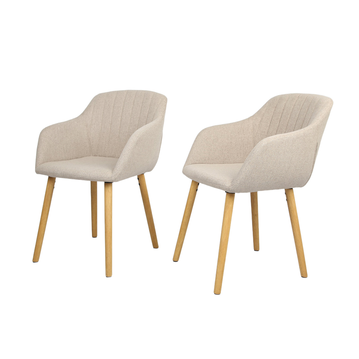 Luciano - Dining Chairs in Premium Textured Linen (Set of 2)