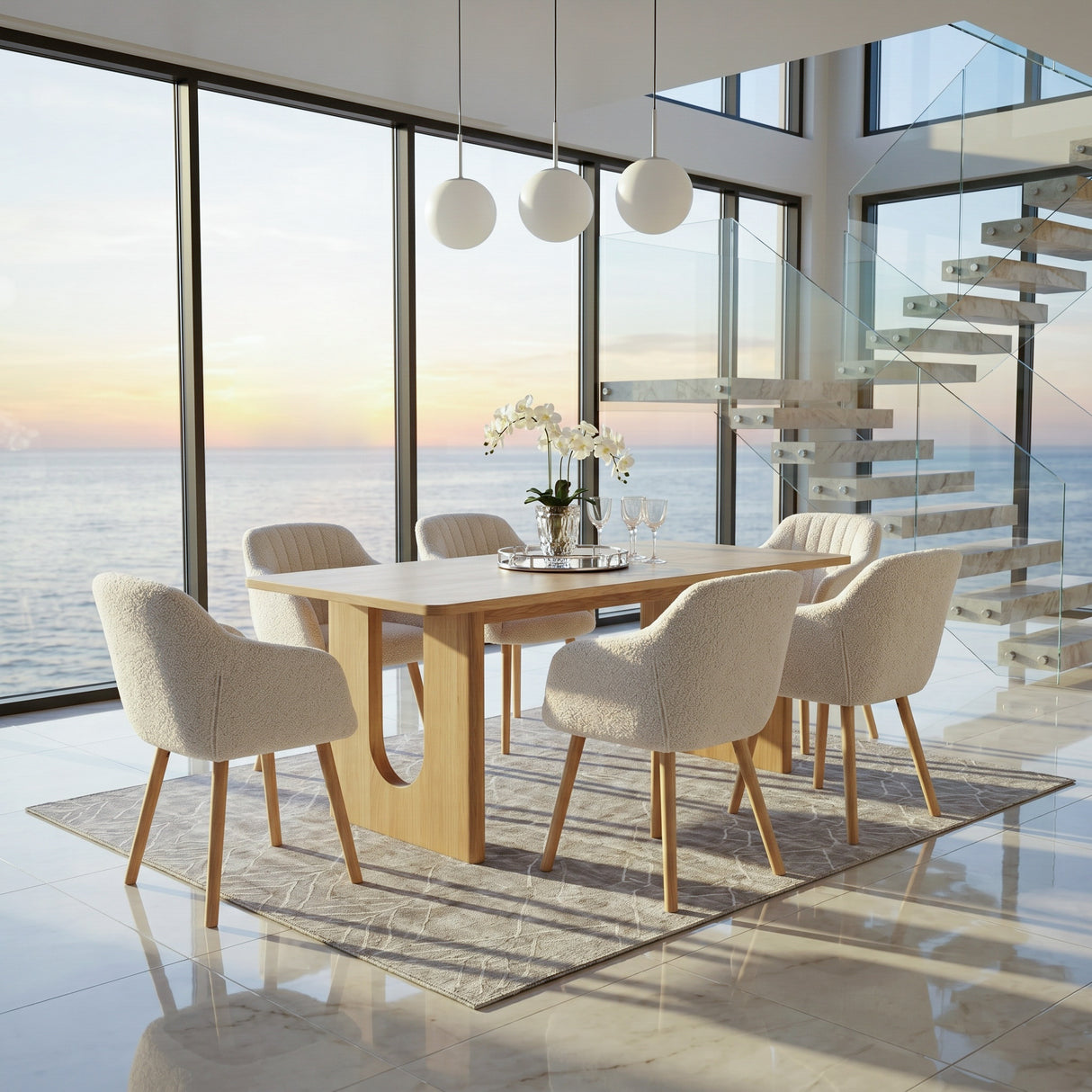 Luciano - Dining Chairs in Premium Textured Linen (Set of 2)