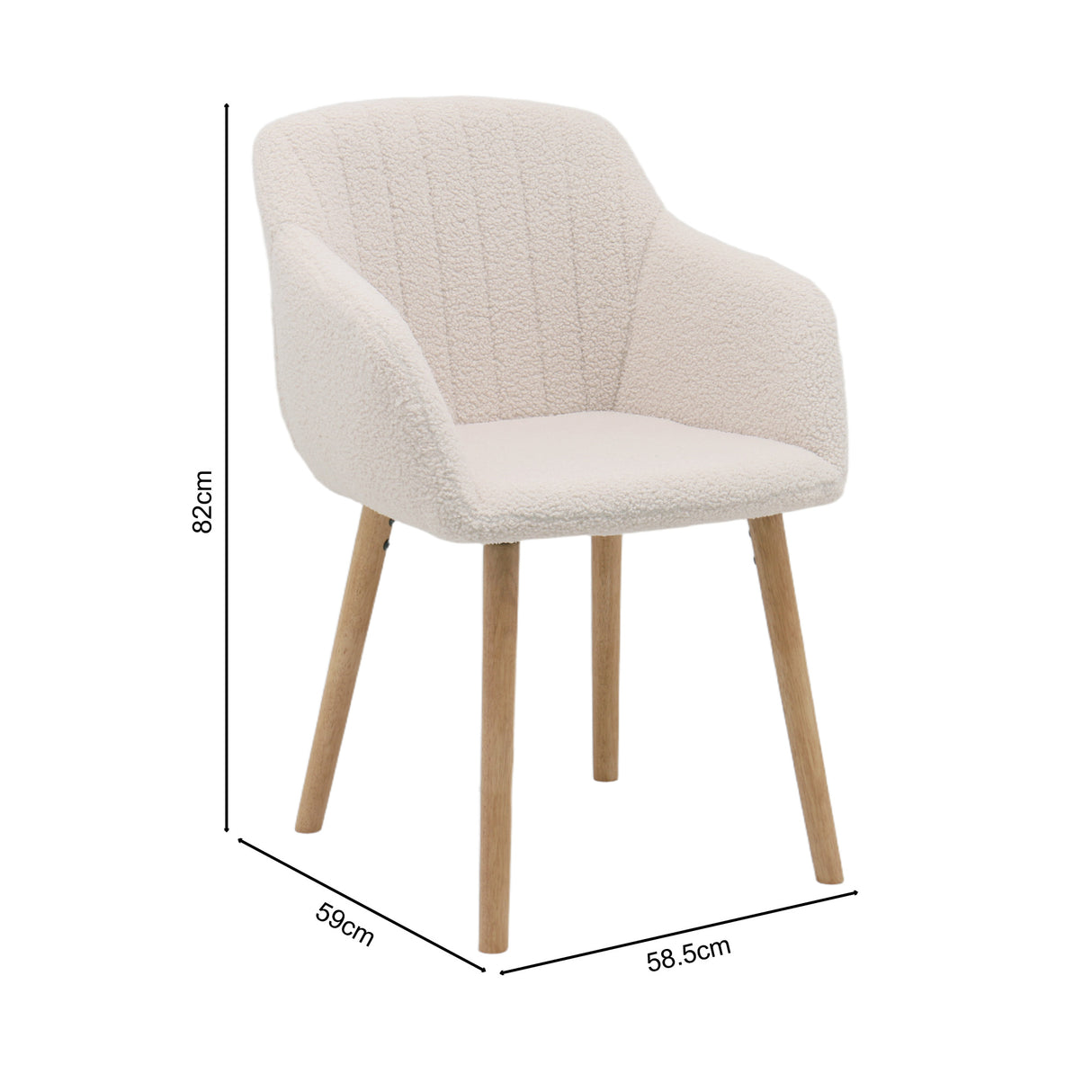 Luciano - Dining Chairs in Premium Textured Linen (Set of 2)