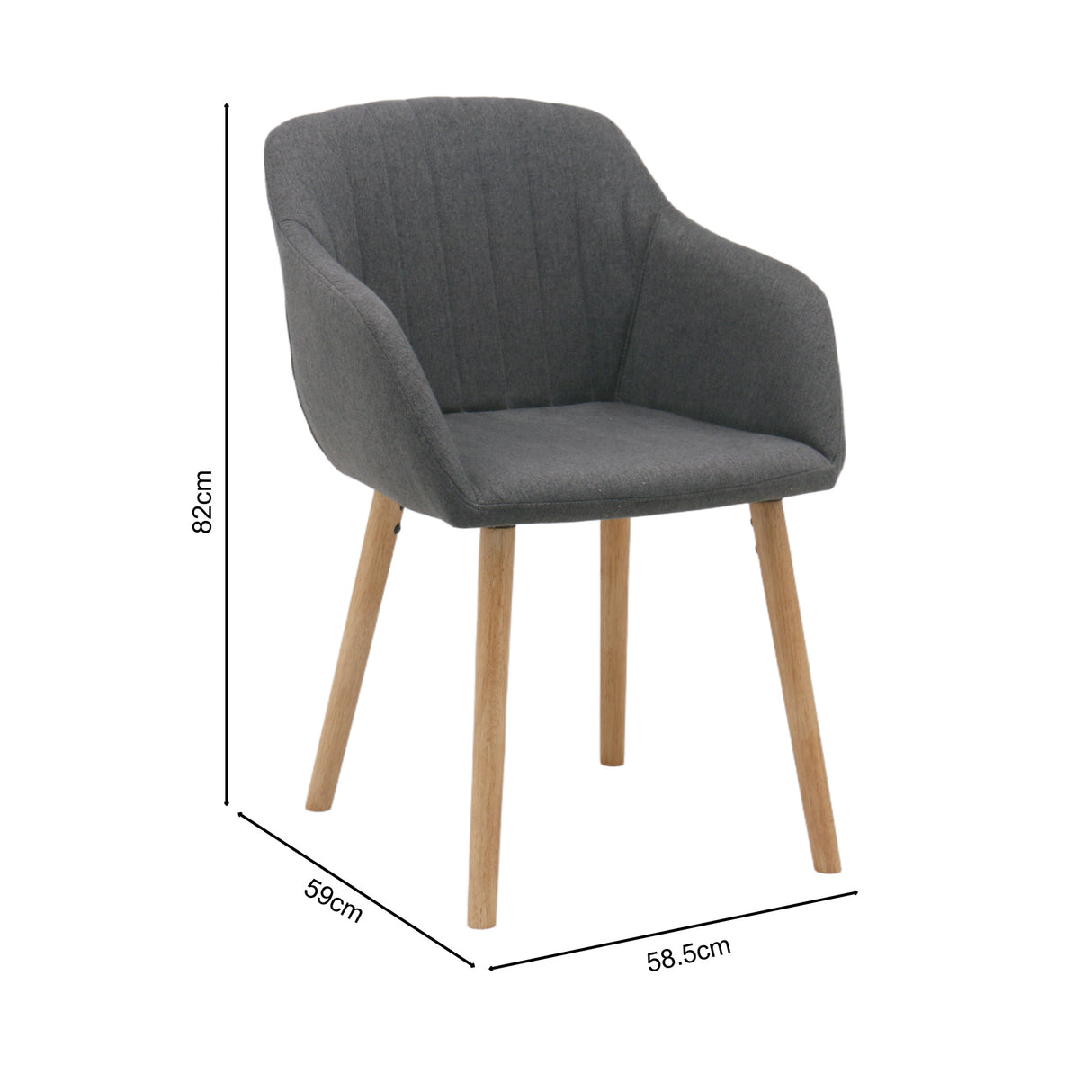 Luciano - Dining Chairs in Premium Textured Linen (Set of 2)