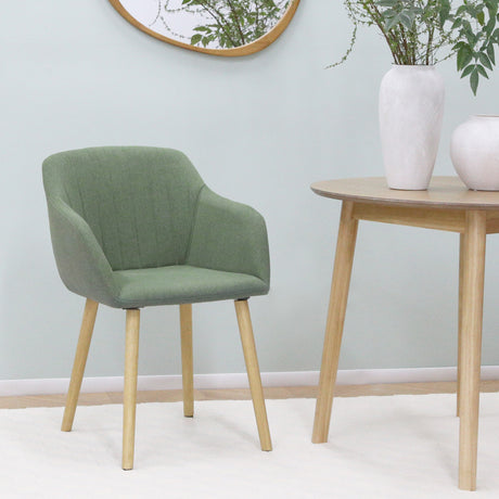 Luciano – Upholstered Armchair in Premium Textured Linen