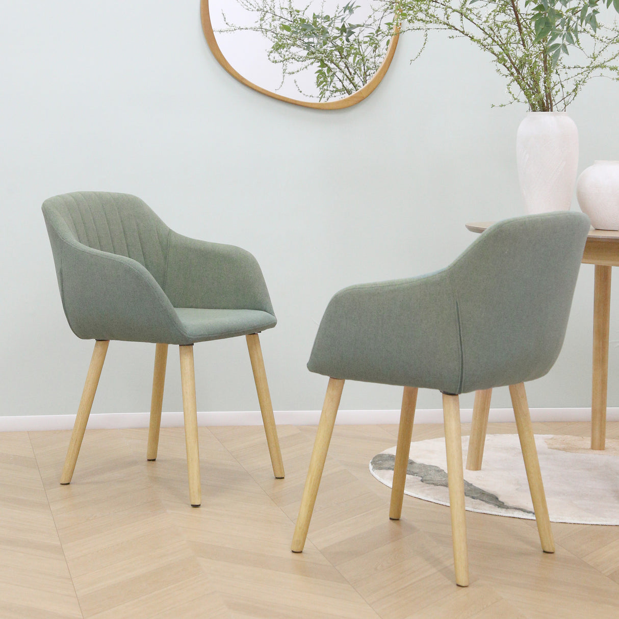 Luciano - Dining Chairs in Premium Textured Linen (Set of 2)