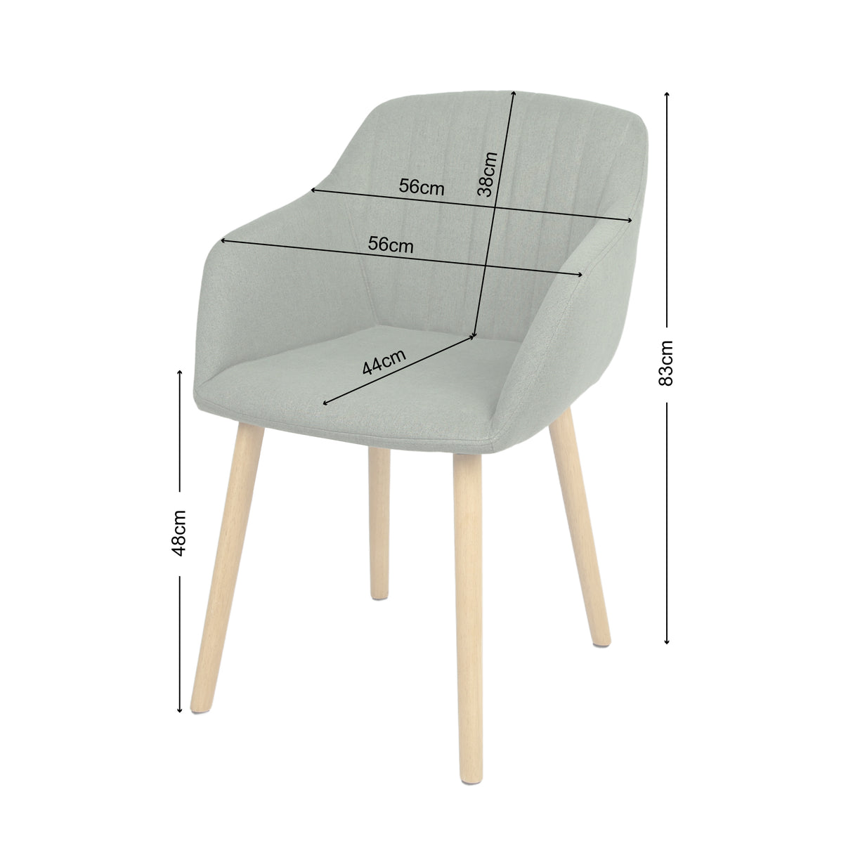 Luciano - Dining Chairs in Premium Textured Linen (Set of 2)