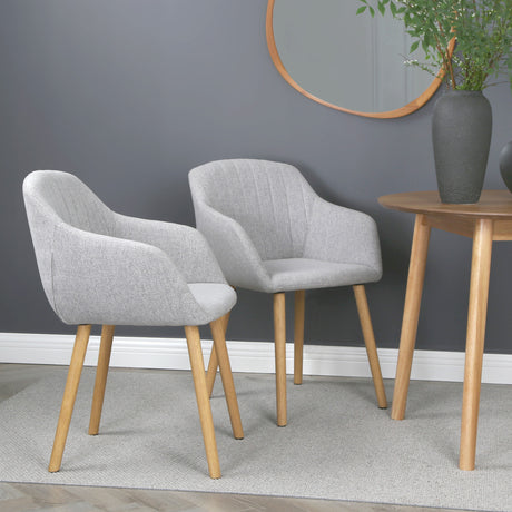 Luciano - Dining Chairs in Premium Textured Linen (Set of 2)