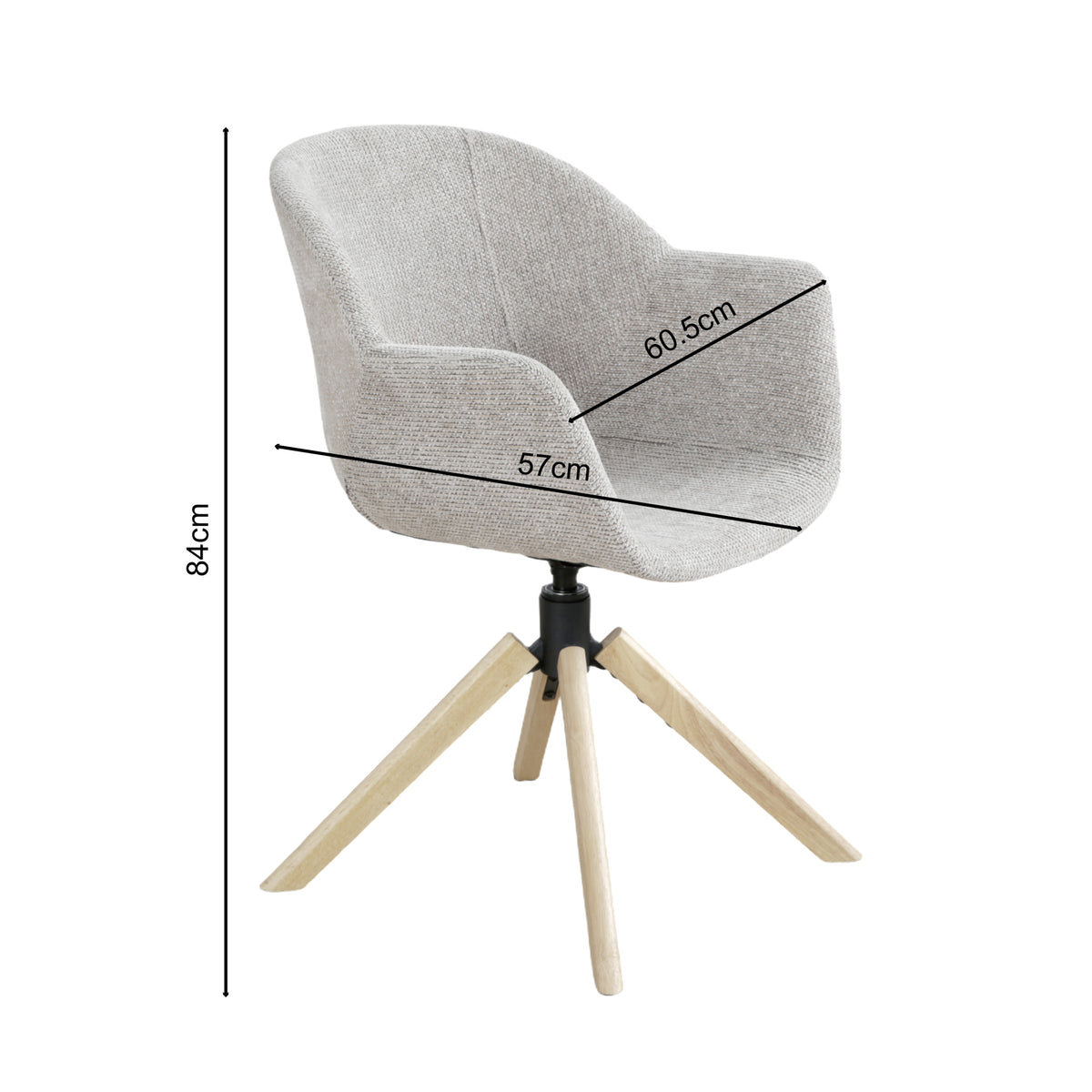 Marco Swivel Dining Chairs Set of 2