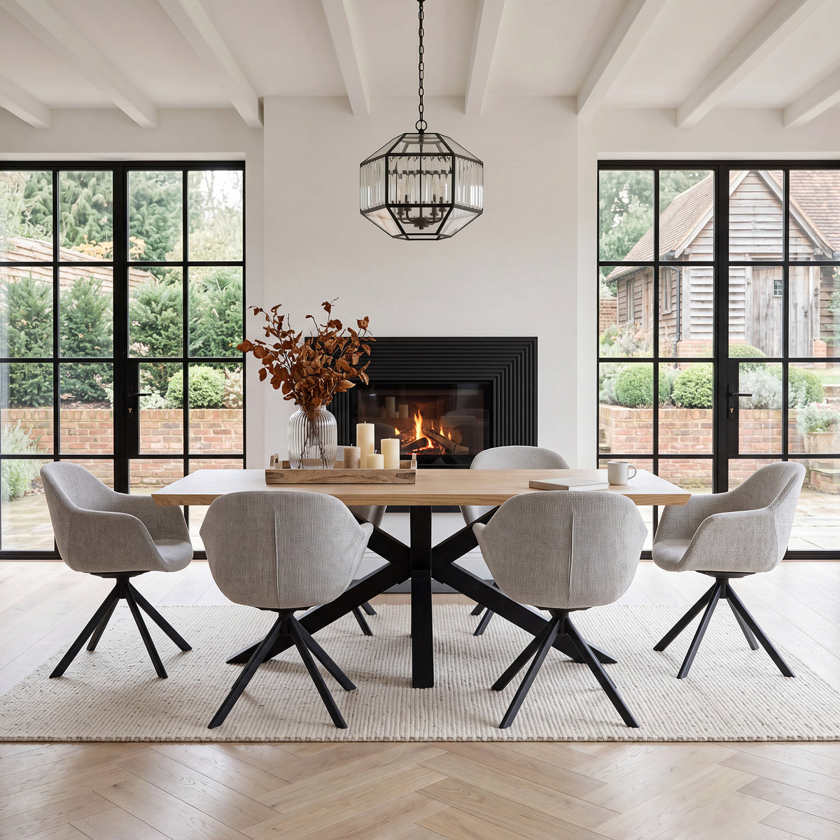 Marco Swivel Dining Chairs Set of 2