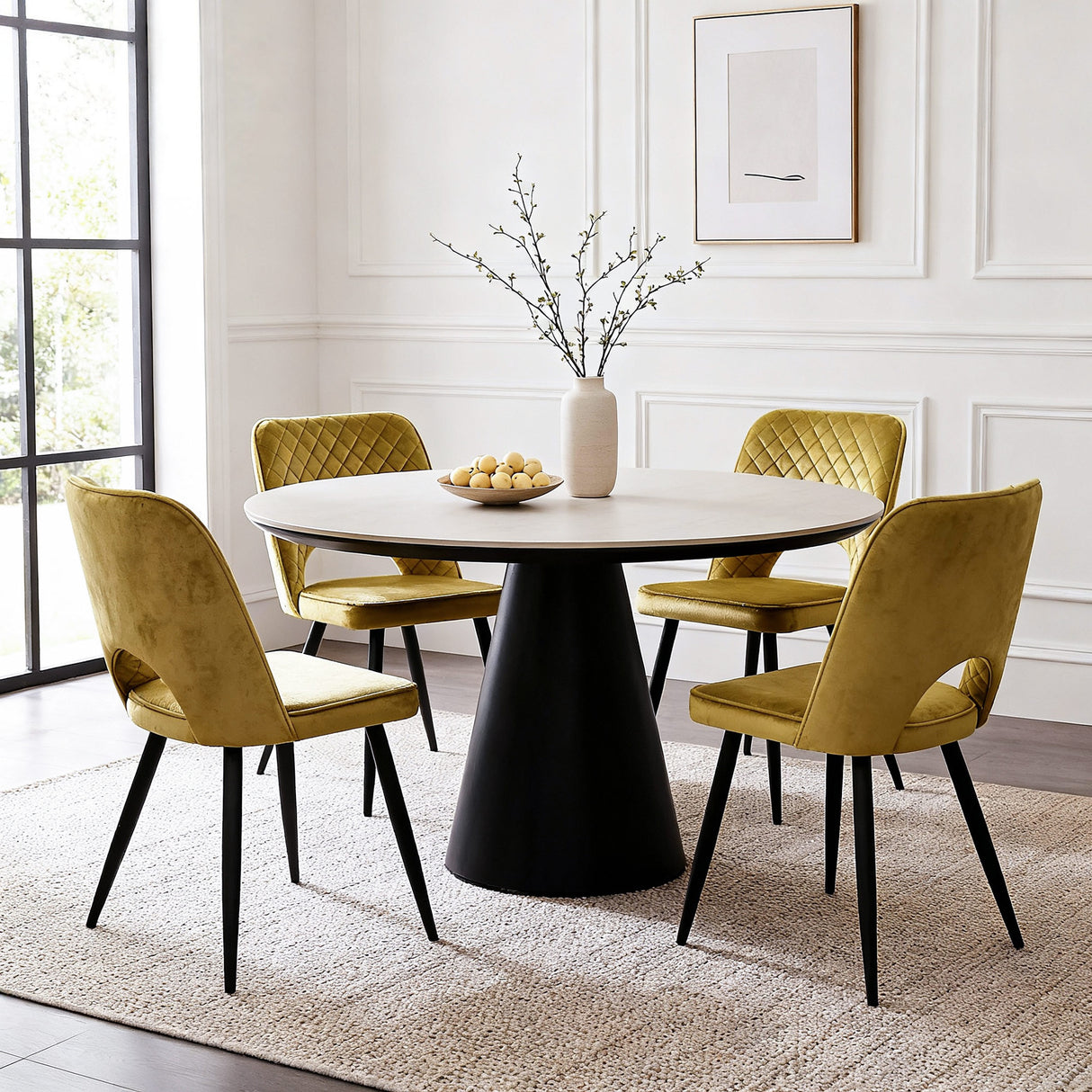 Metis - Velvet Dining chair - Set of 2