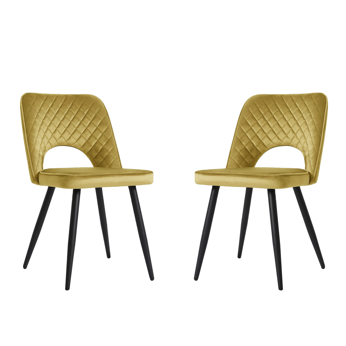 Metis - Velvet Dining chair - Set of 2