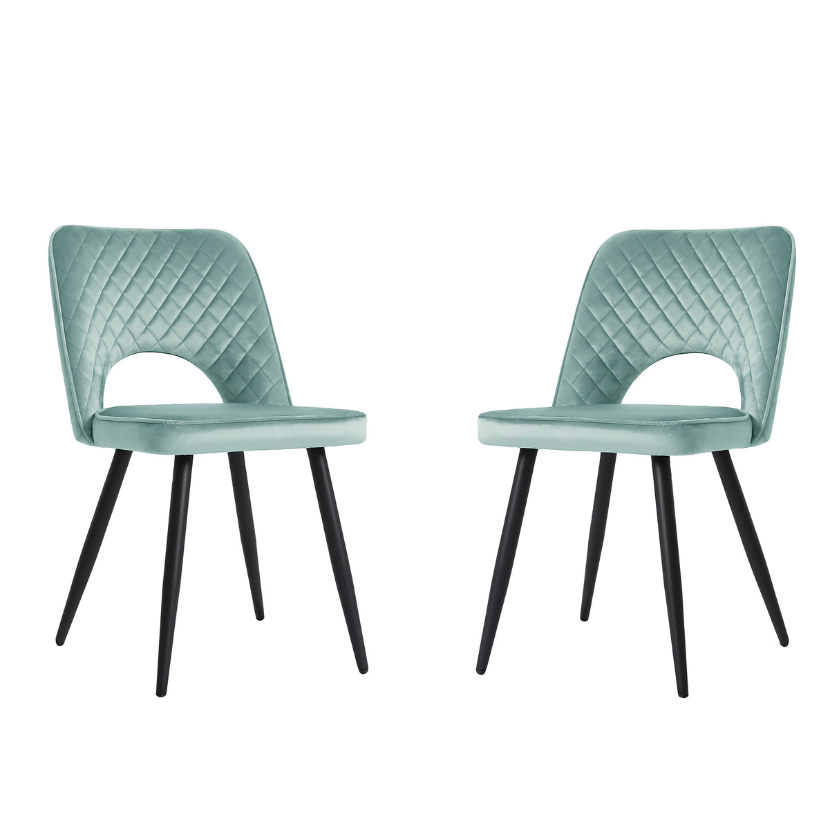 Metis - Velvet Dining chair - Set of 2