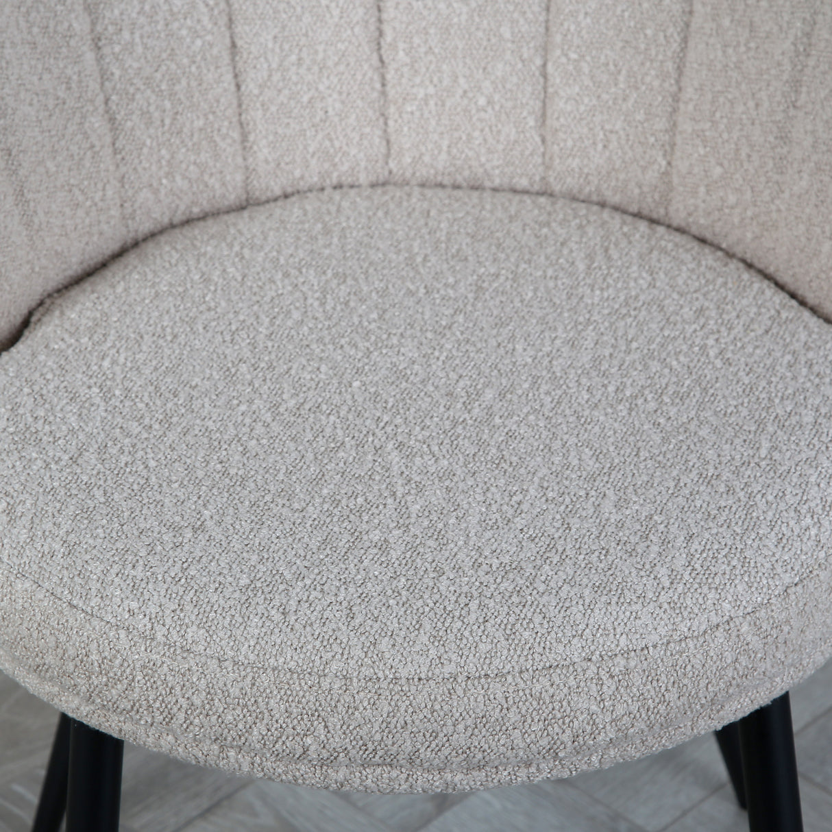 Mini Flora - Boucle Occasional Chair with Floral Design