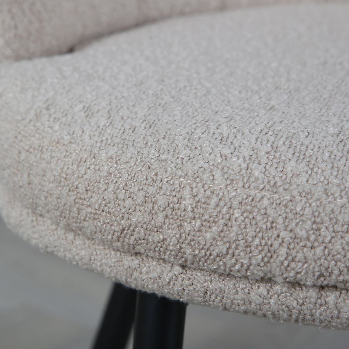 Mini Flora - Boucle Occasional Chair with Floral Design