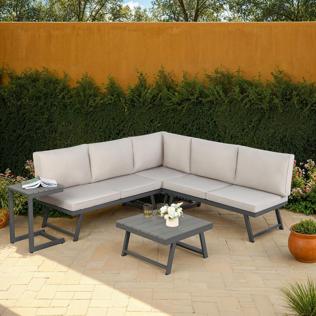 Monaco - Convertible into x2 Sun Loungers - Modular Corner Sofa Set
