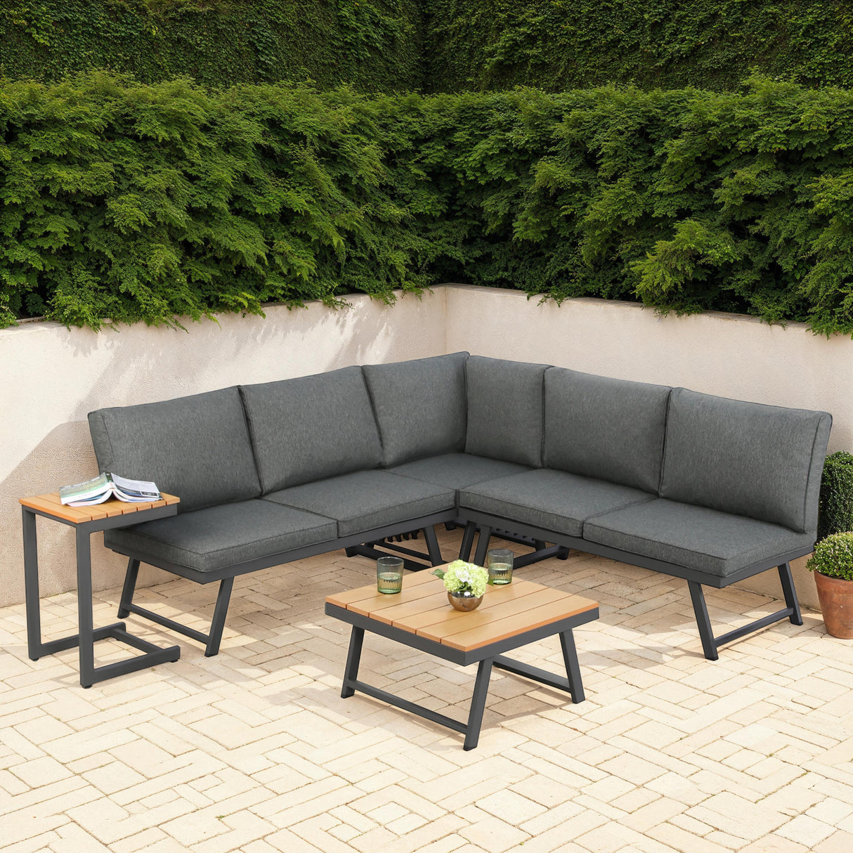 Monaco - Convertible into x2 Sun Loungers - Modular Corner Sofa Set
