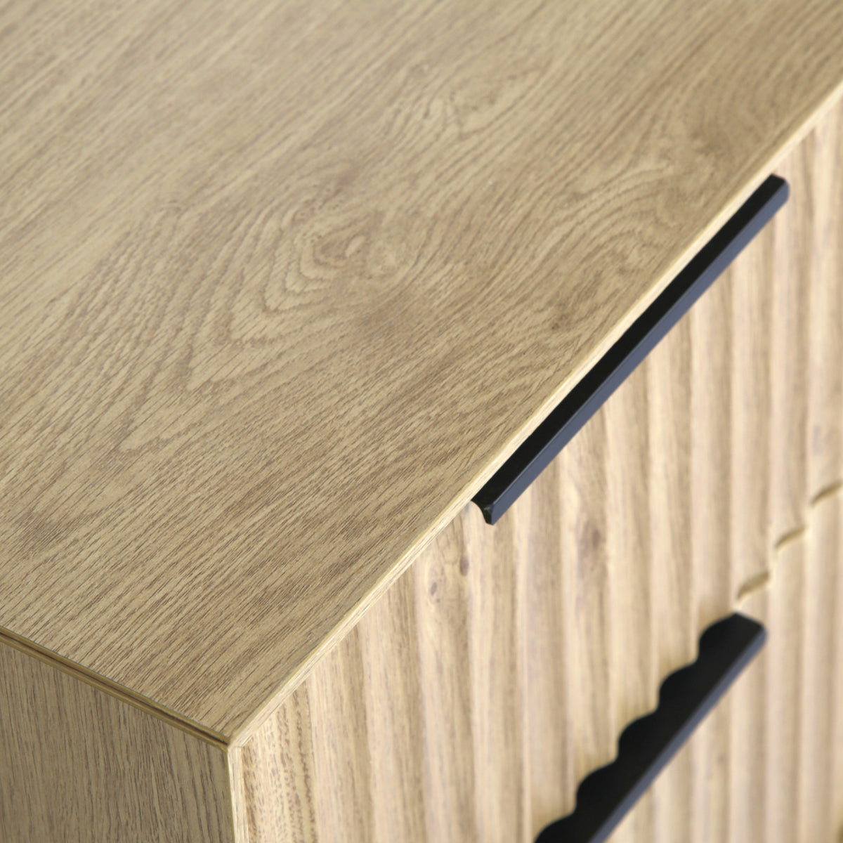 Monza 2 Drawer Bedside Table Natural