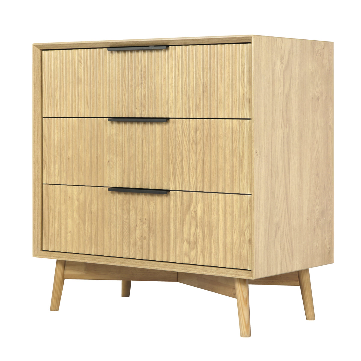 Monza 3 Drawer Chest Natural