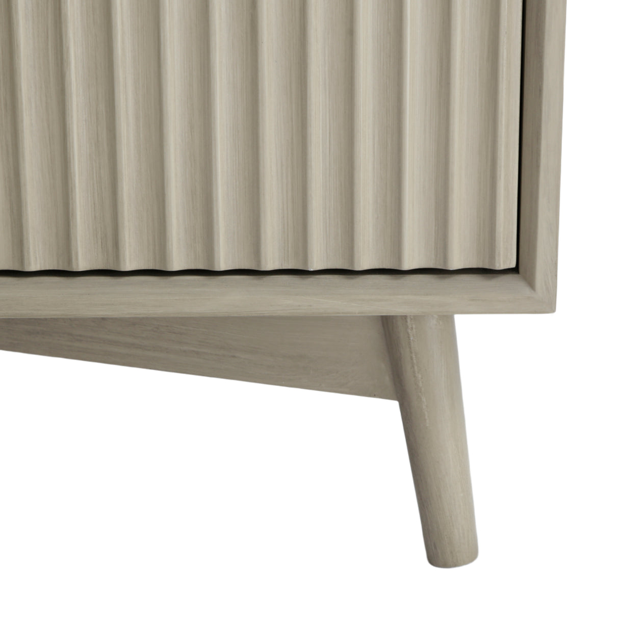 Monza – Coffee Table with Fluted Drawers – Black or Pale Ash