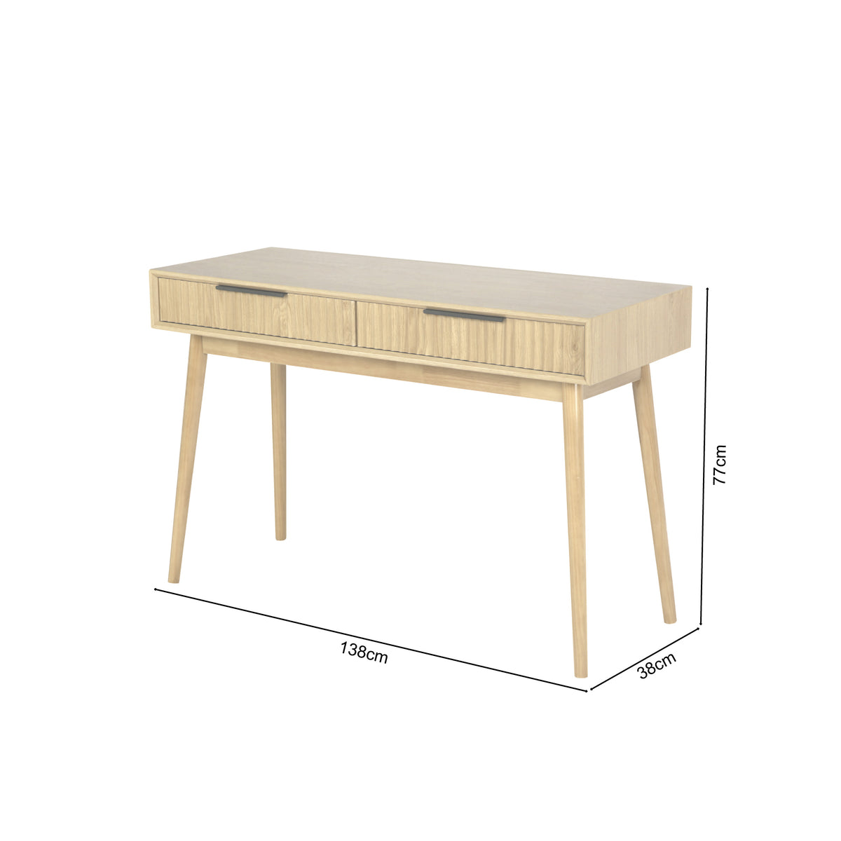 Monza Dressing Table Natural