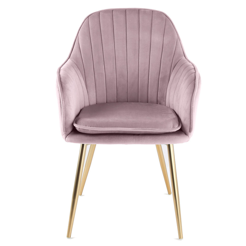 Muse - Occasional Chair with Velvet Upholstery