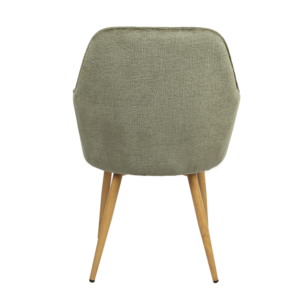 Muse - Pair of Chairs in Woven Yarn Fabric - Set of 2 Dining Chairs