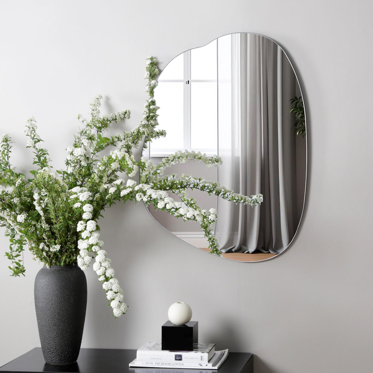 Nemi – Frameless Pond Wall Mirror – 80x60cm