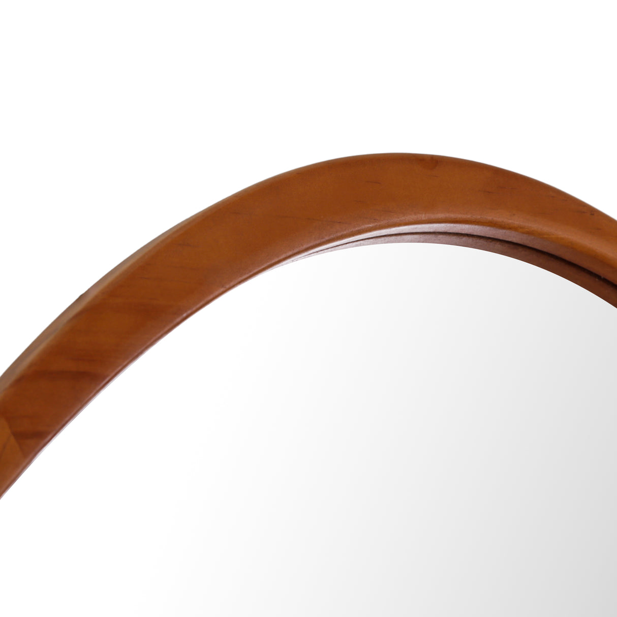 Orta - Pebble Mirror with Wood Frame - 89x71cm