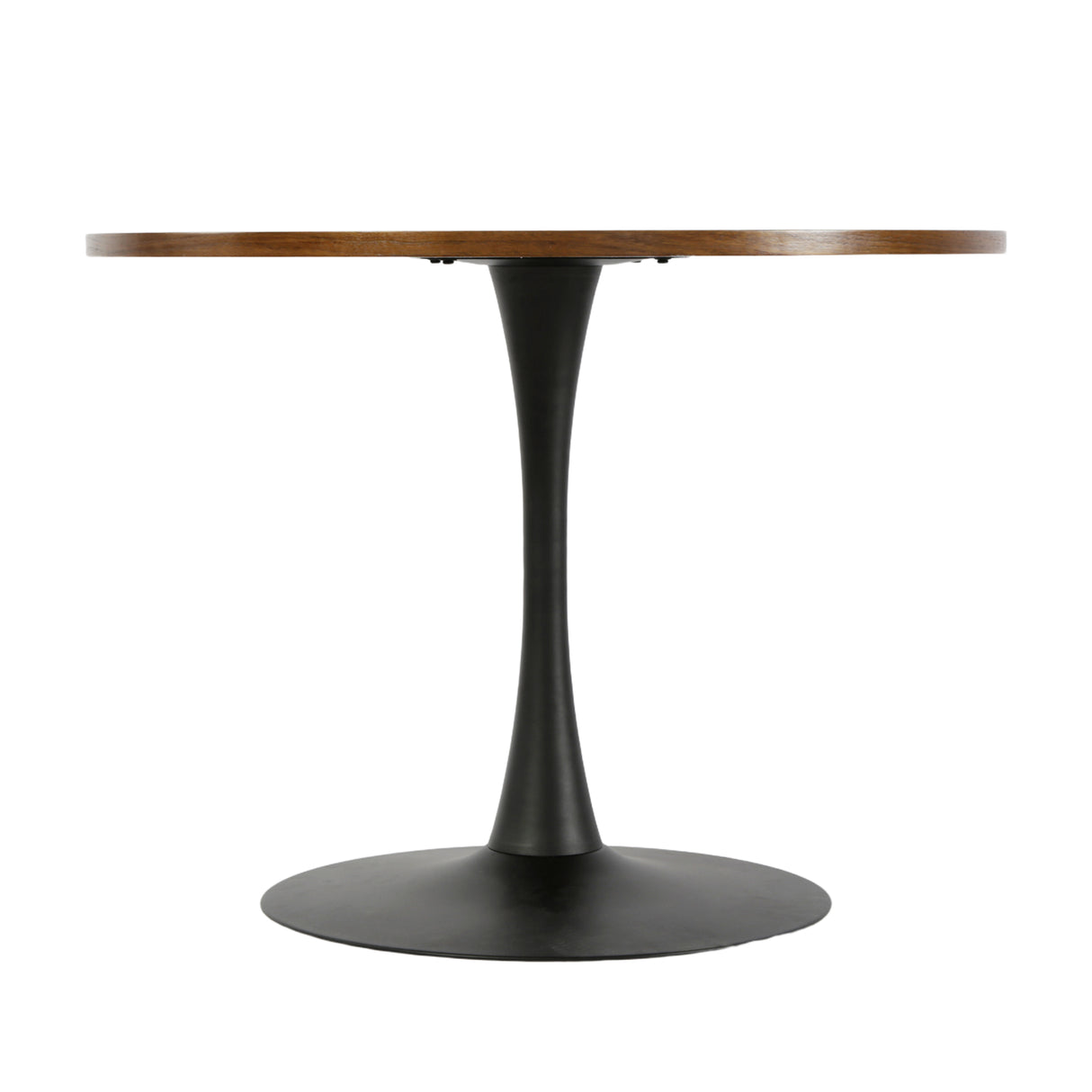 Paris - Walnut Round Dining Table – 4 Seater (100 × 100 cm)