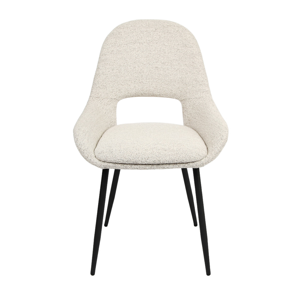 Pebble – Upholstered Dining Chairs in Premium Textured Linen (Set of 2)